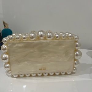 Cult Gaia Eos Pearly Acrylic Clutch bag